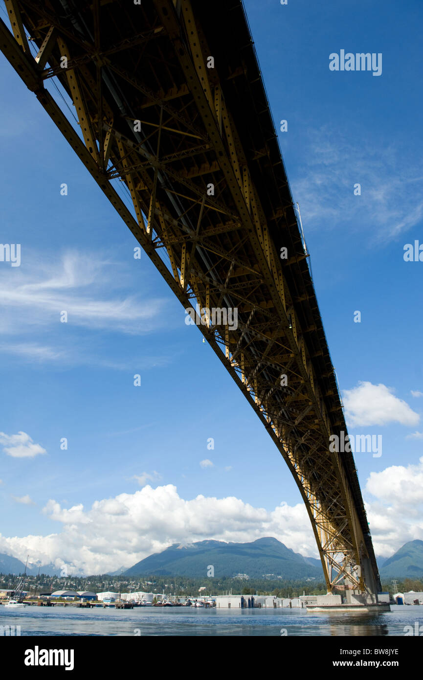 Second Narrows Bridge in Vancouver BC Stockfoto