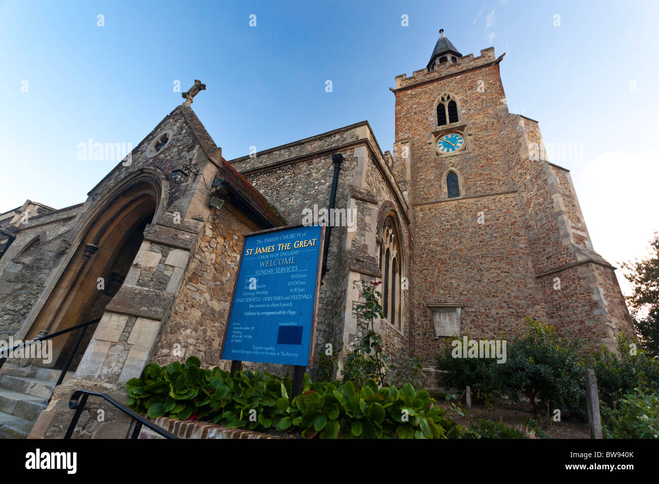 St James The Great Kirche in Colchester, UK Stockfoto