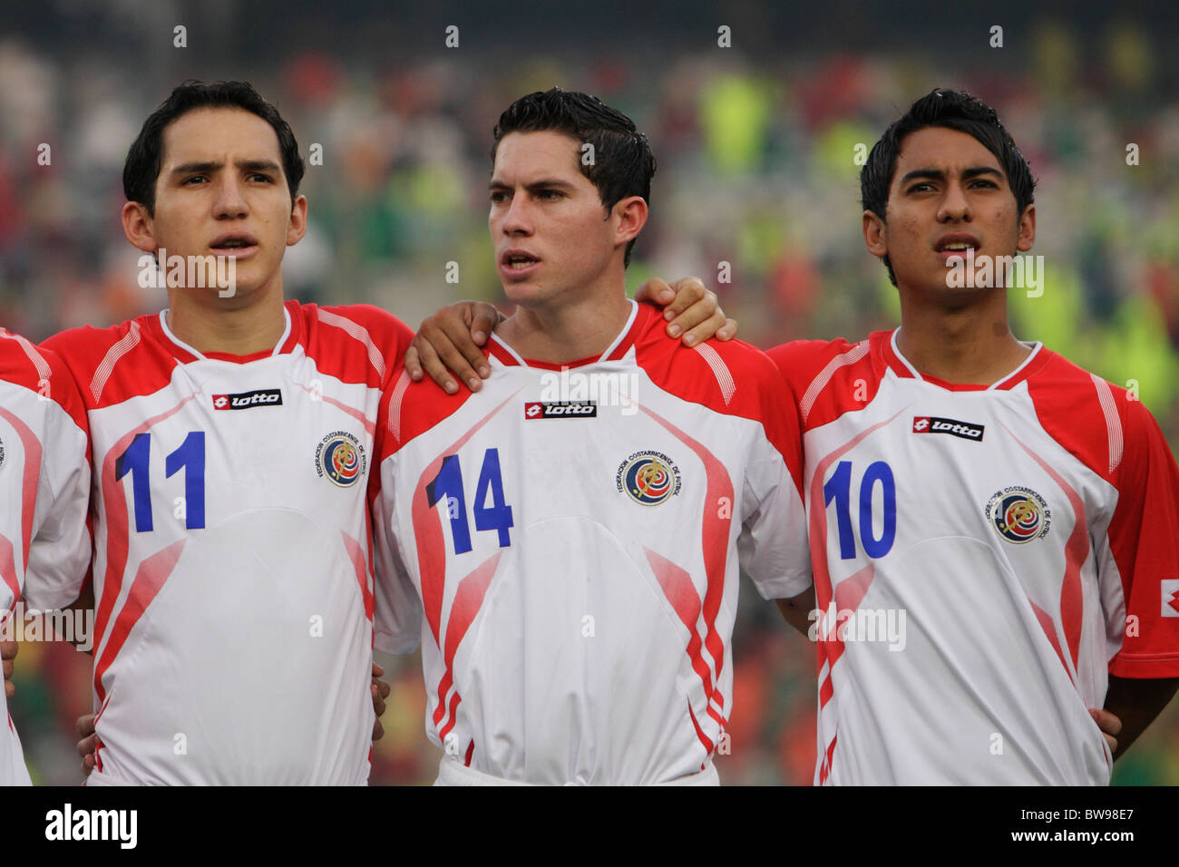 Costa rican national football team Fotos und Bildmaterial in hoher