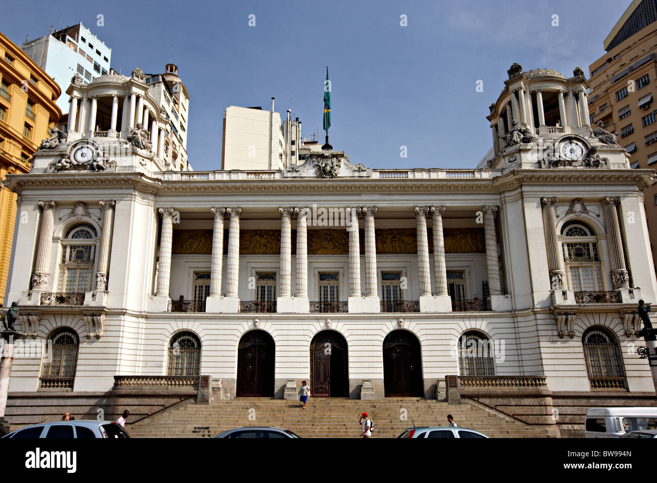 Camara Municipal Rathaus in Rio de Janeiro, Brasilien Stockfoto