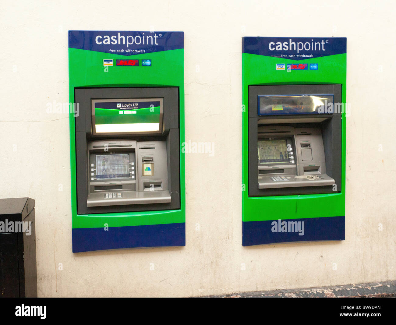 Lloyds TSB Cashpoint Maschine in UK Stockfoto