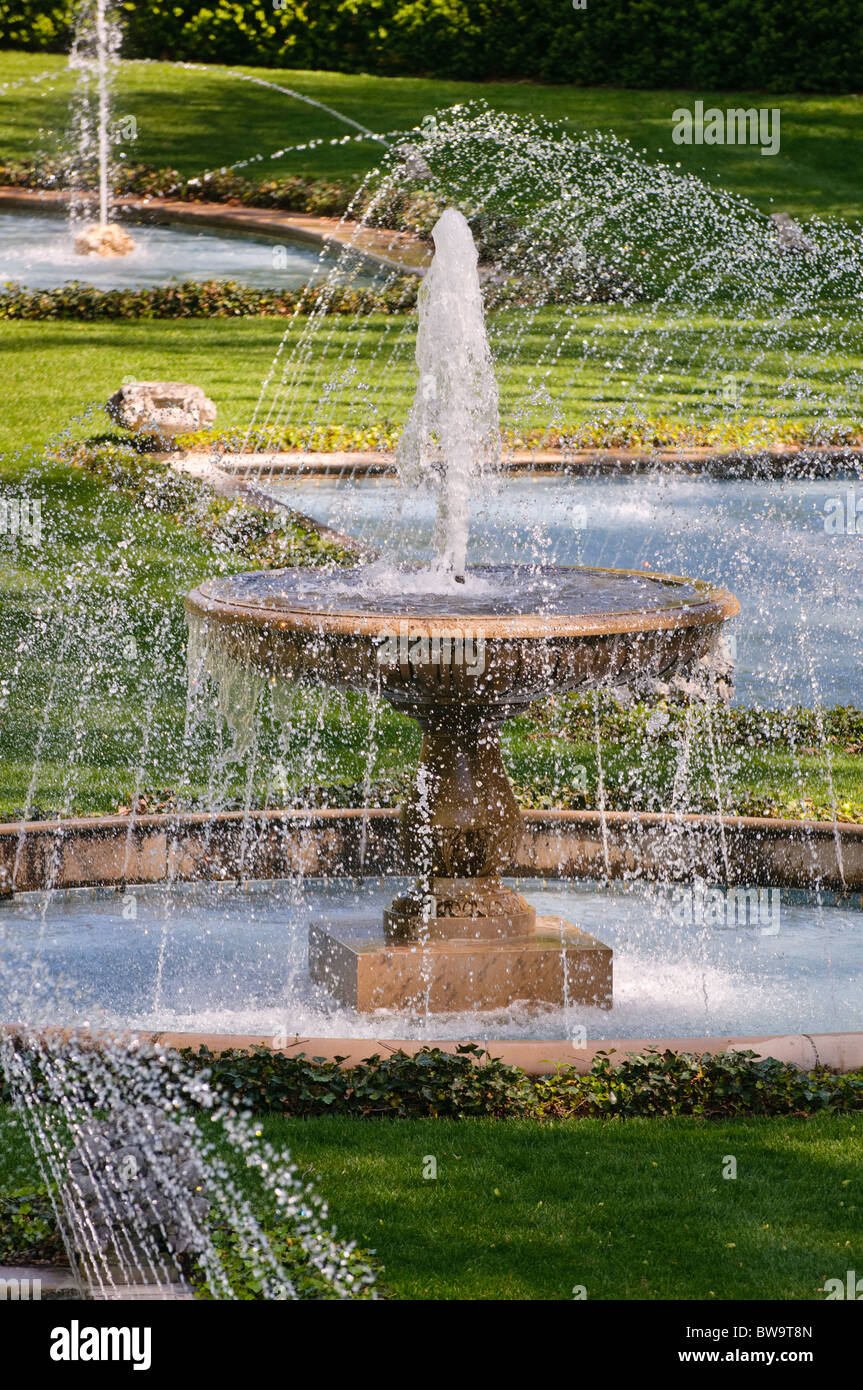 Italienische Wassergarten Longwood Gardens, Pennsylvania, USA Stockfoto