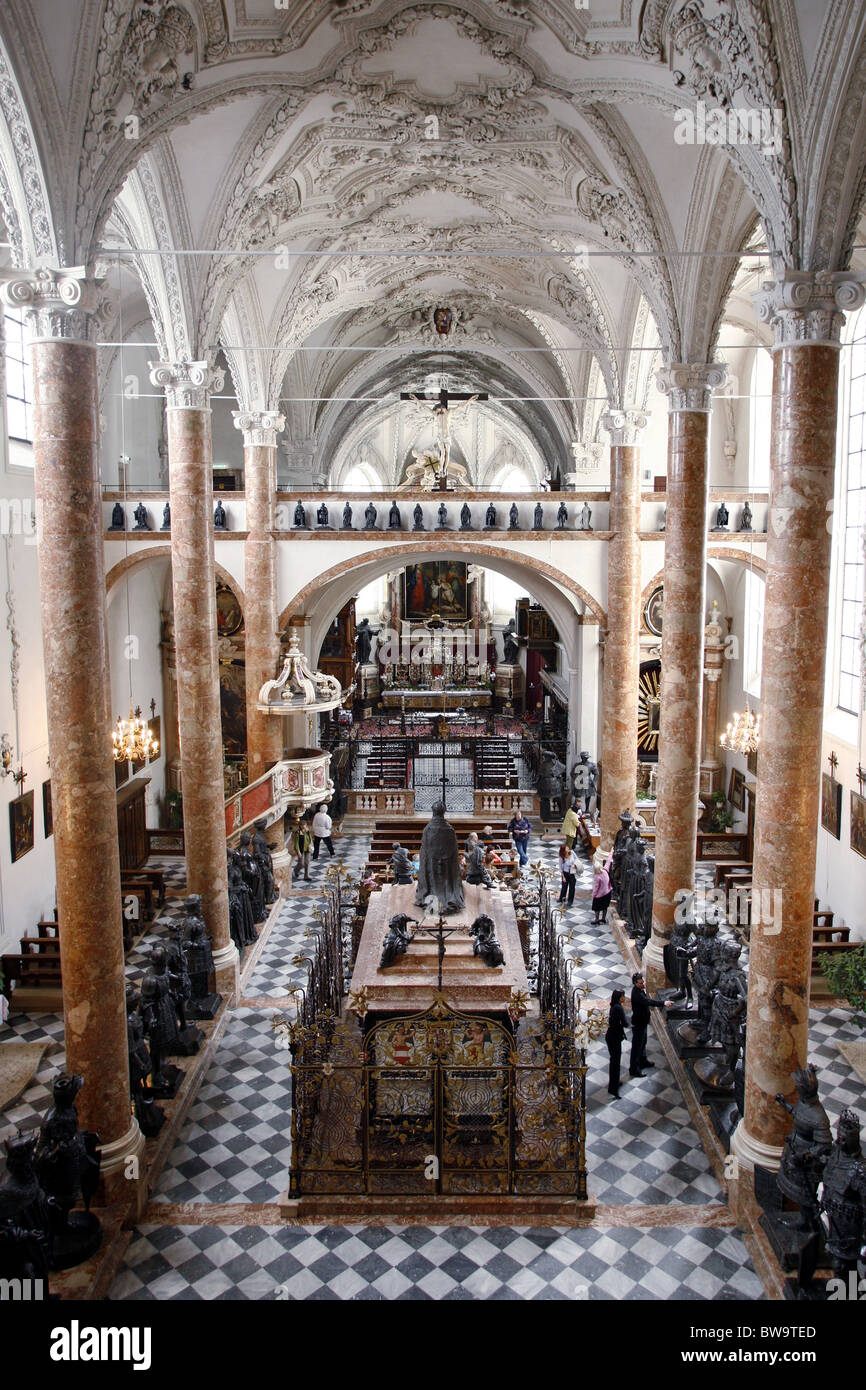 Hofkirche, Innsbruck, Tirol, Österreich Stockfoto