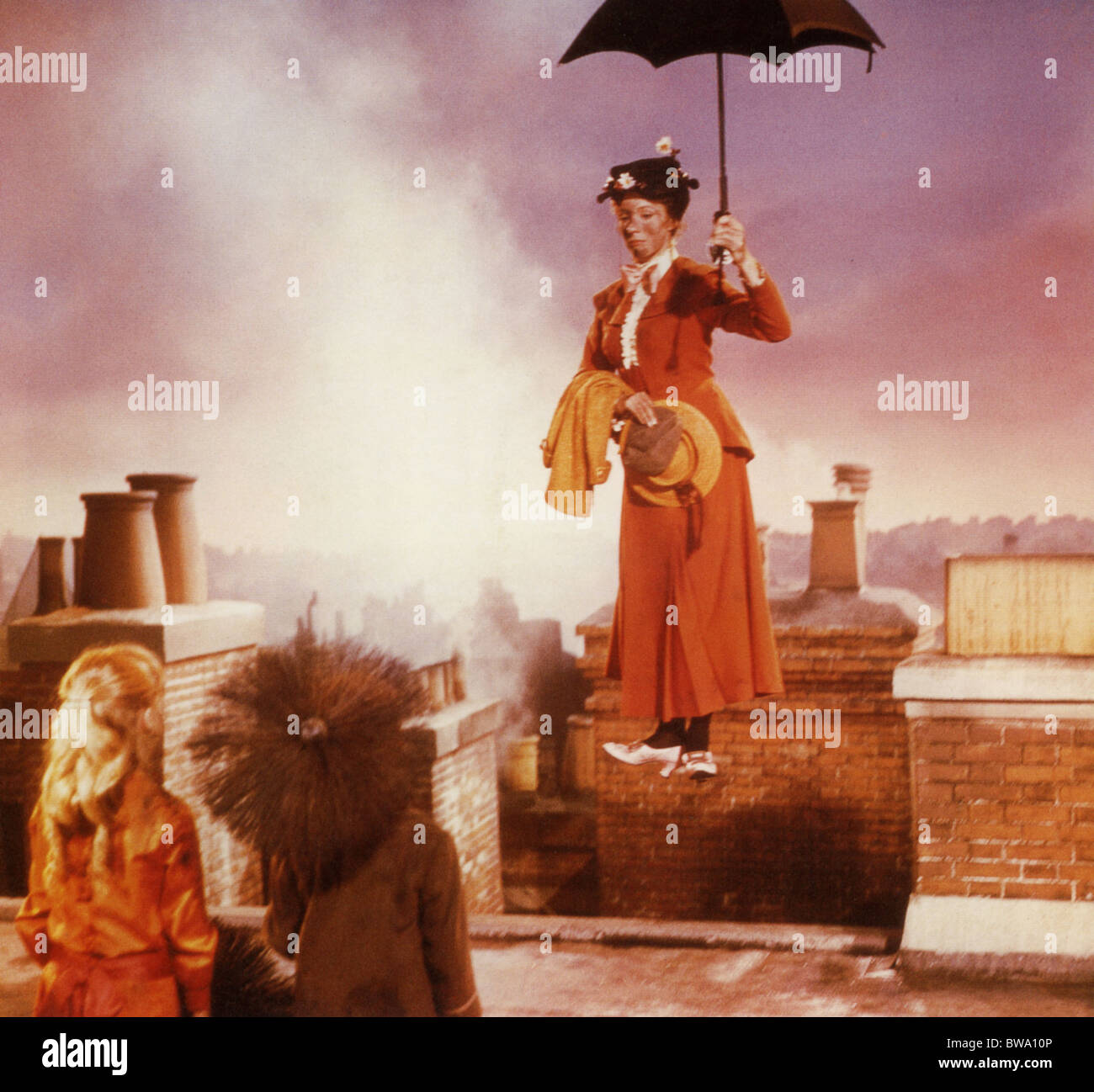 MARY POPPINS 1964 Walt Disney Film mit Julie Andrews Stockfoto