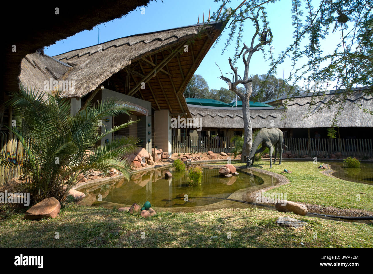 Kruger Park Gateway Airport Terminal Phalaborwa Südafrika Stockfoto