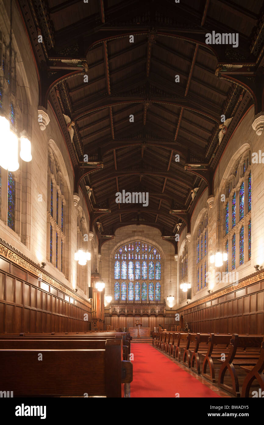 Bond-Kapelle, Universität von Chicago, Illinois, USA Stockfoto