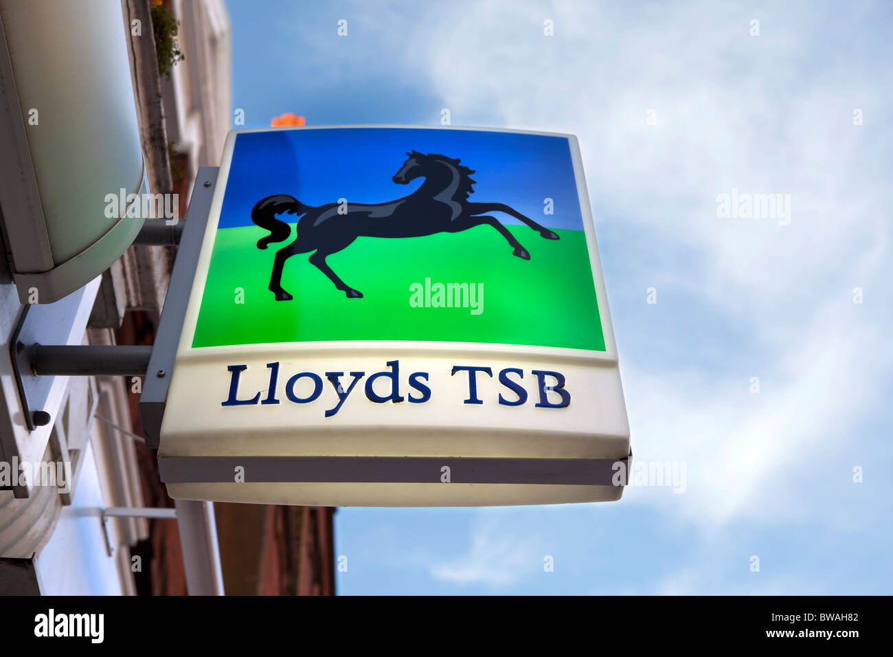 Lloyds TSB Zeichen Stockfoto