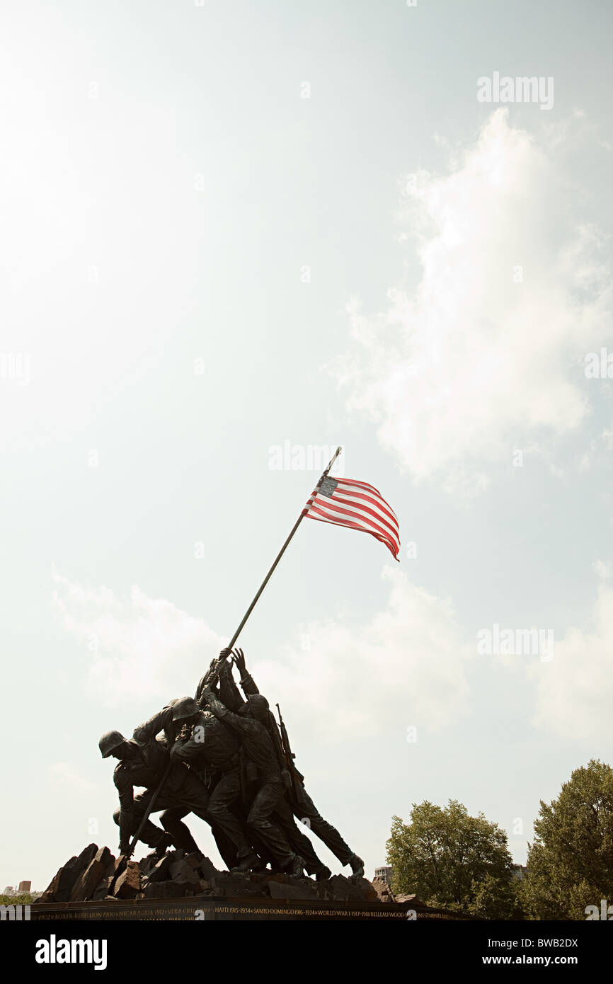 Marine Corps War Memorial in Arlington, Virginia, USA Stockfoto