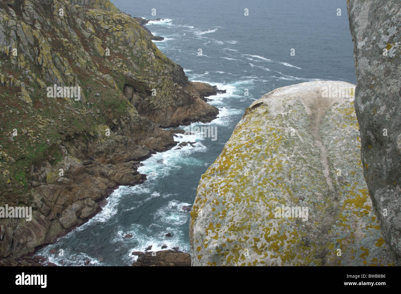 Cies Inseln Nationalpark, Galicien, Spanien. Stockfoto