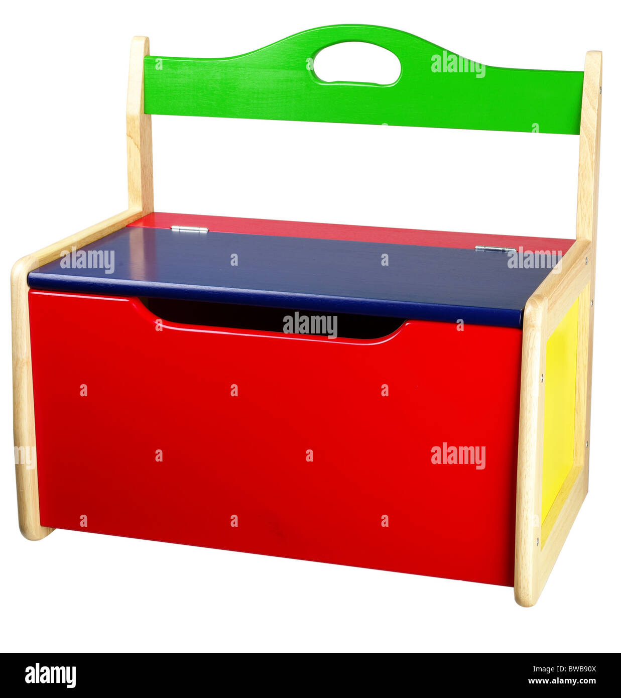 Spielzeugkiste Stockfoto