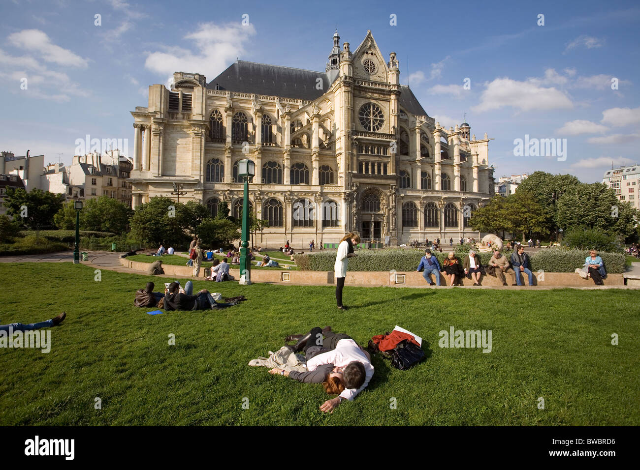 Kirche Saint-Eustache Stockfoto