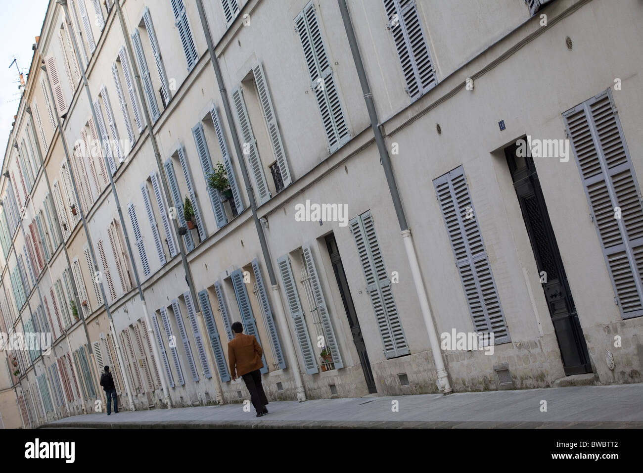 Straße in der Jean-Luc Godard-Film "Bout de Souffle" vorgestellt Stockfoto