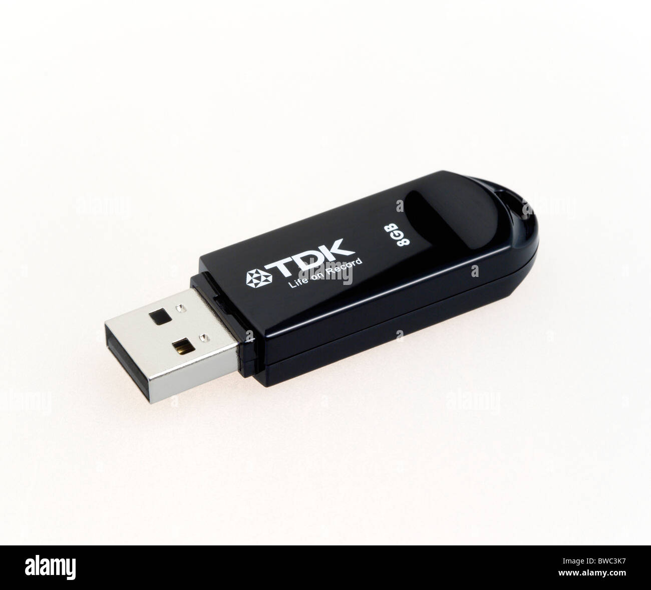 Industrie, Computer, Komponenten, 8-Gigabyte portable USB-Flash-Memory-Stick. Stockfoto