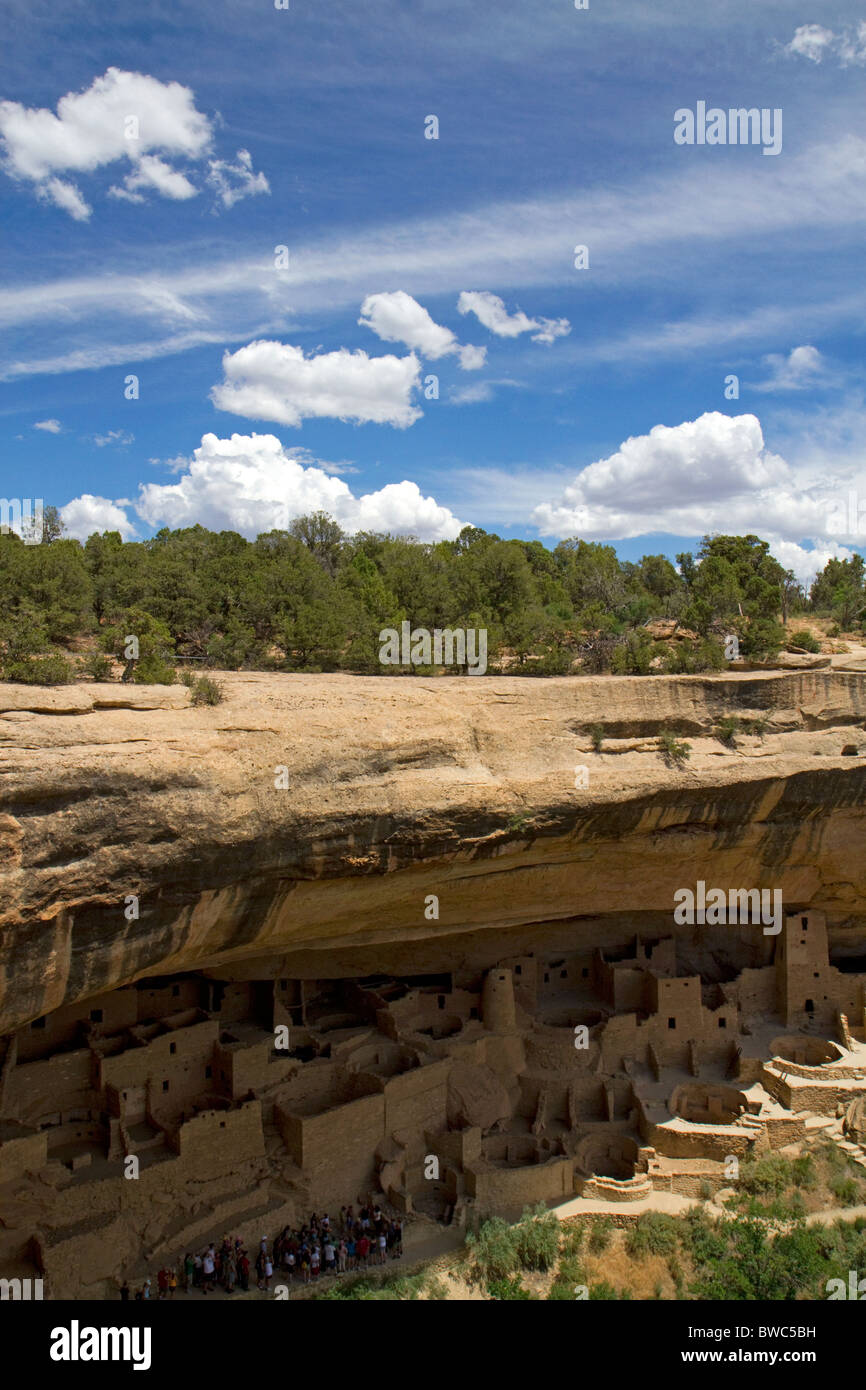 Mesa Verde Nationalpark befindet sich im Montezuma County, Colorado, USA. Stockfoto