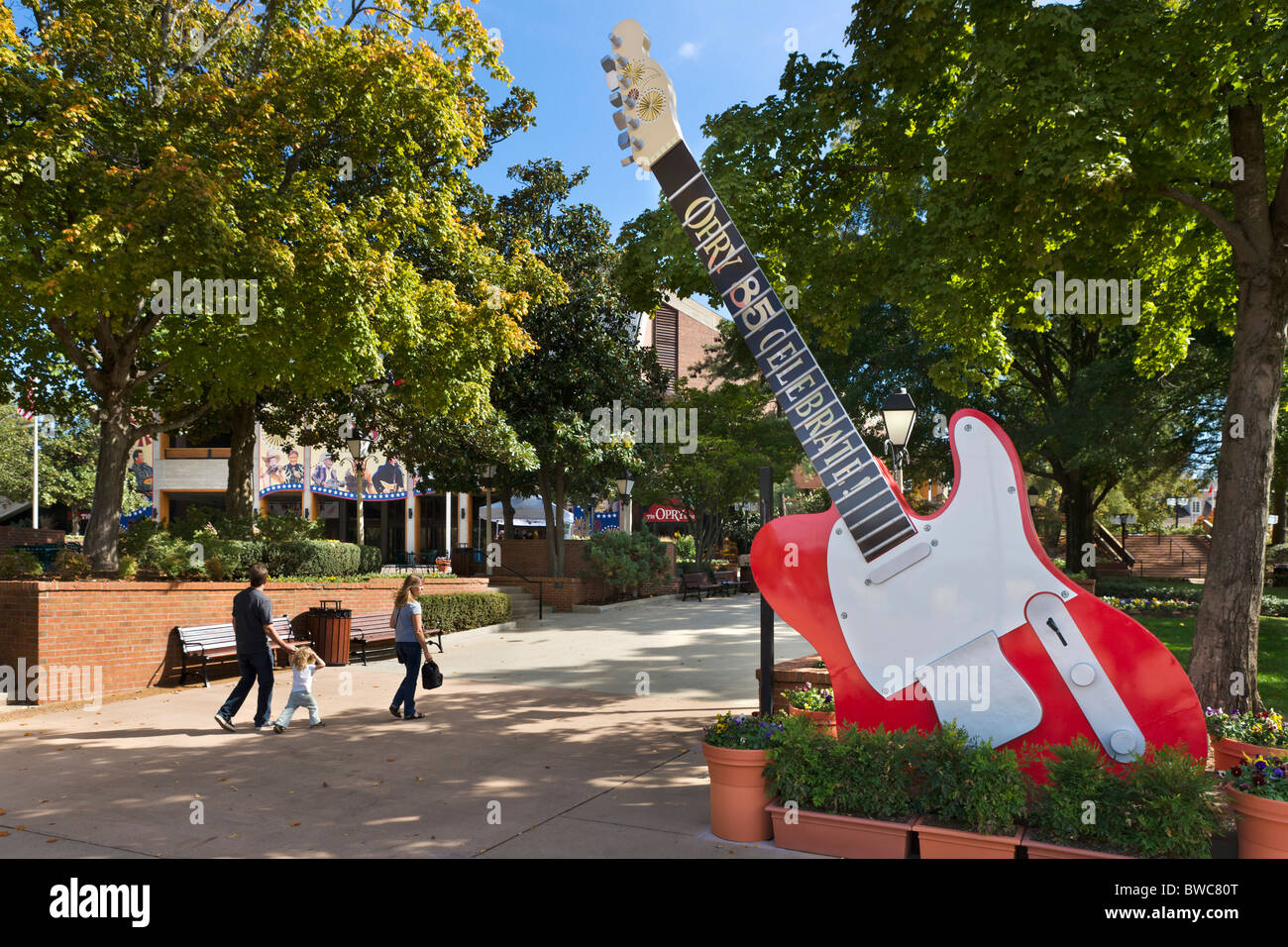 Eintritt in die Grand Ole Opry, Opryland, Music Valley, Nashville, Tennessee, USA Stockfoto