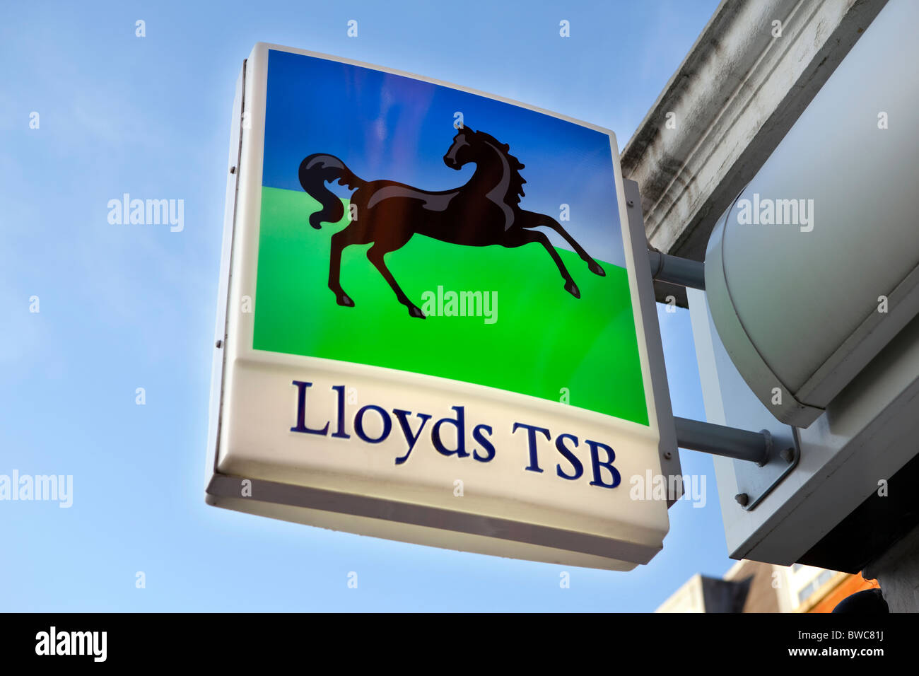 Lloyds TSB Zeichen Stockfoto