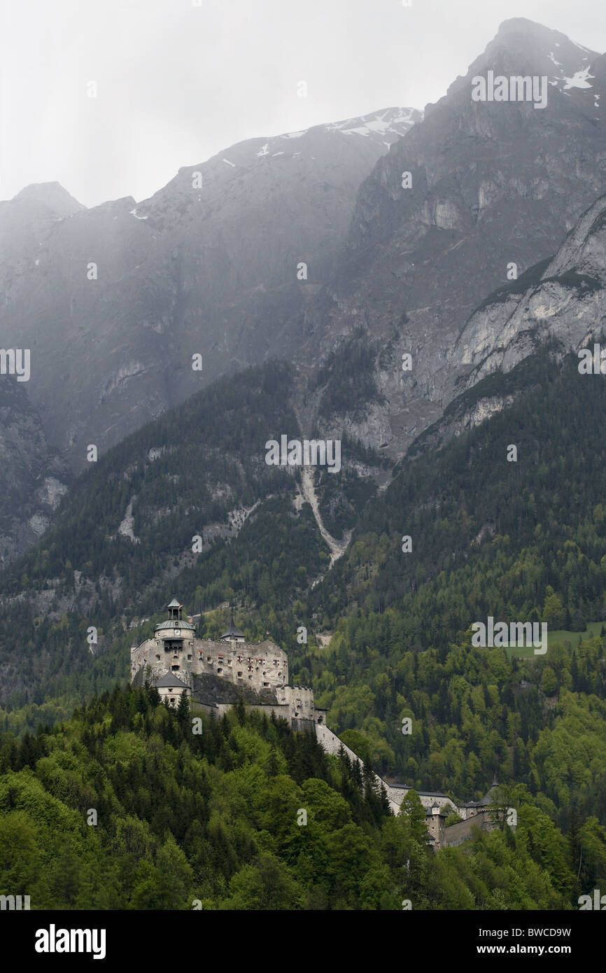 Burg Hohenwerfen, Werfen, Österreich Stockfoto