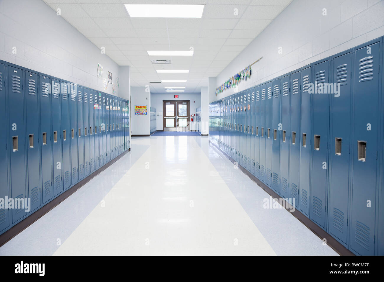 School Hallway Lockers Usa Stockfotos Und Bilder Kaufen Alamy