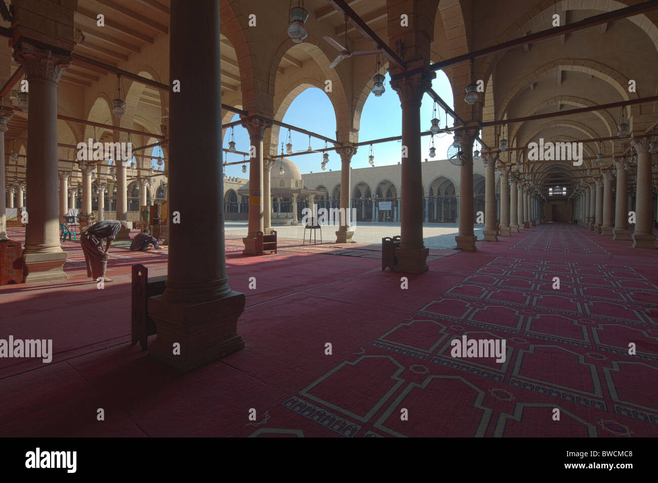 Moschee von Amr ibn al-als Alt-Kairo, Ägypten Stockfoto