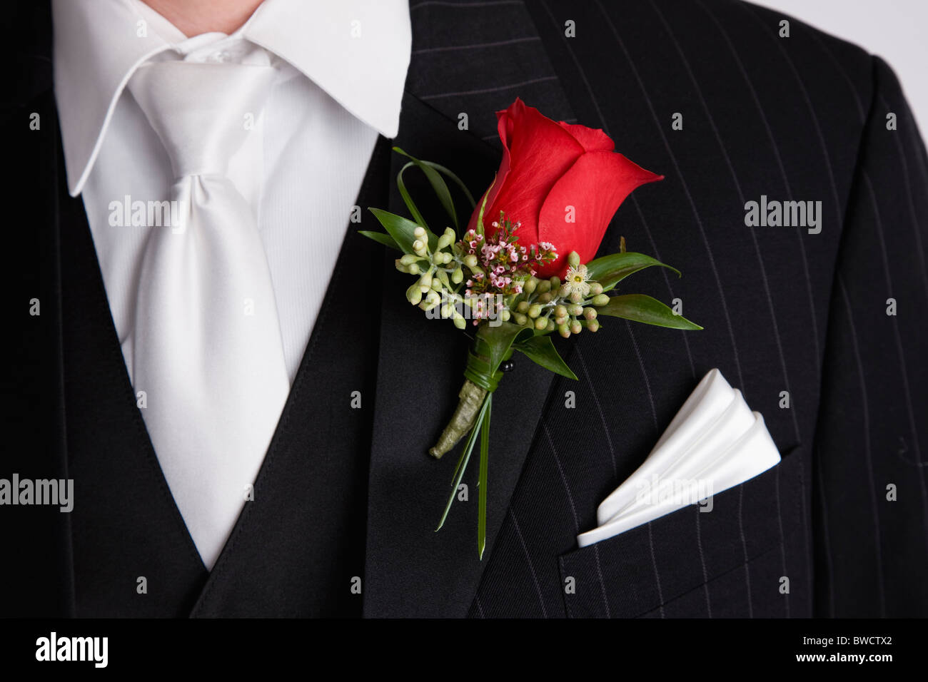 USA, Illinois, Metamora, niedriger am mans Anzug Stockfoto