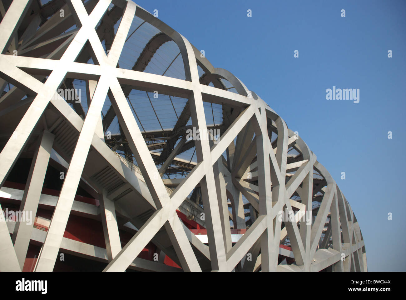 Vogelnest - Nationalstadion Peking Stockfoto