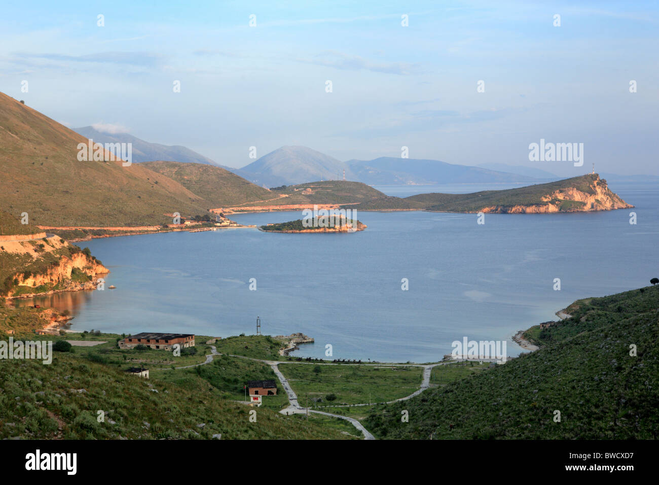 Porto Palermo Bucht, Kreis Vlora, Albanien Stockfoto