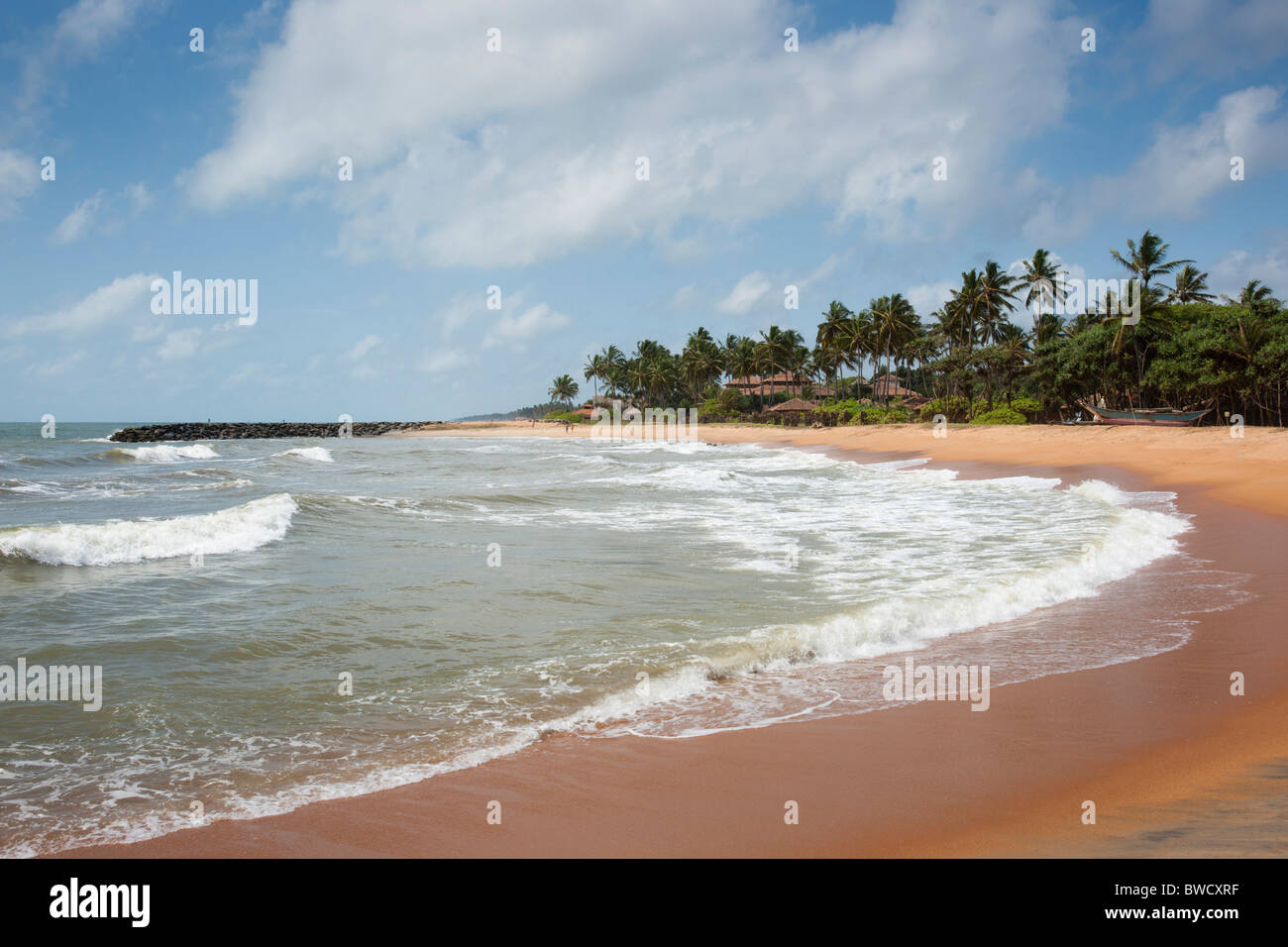 Ranweli Holiday Village am Indischen Ozean, Sri Lanka Stockfoto