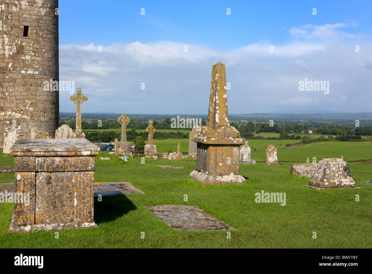 Grabsteine, Tipperary, Rock of Cashel, Irland Stockfoto