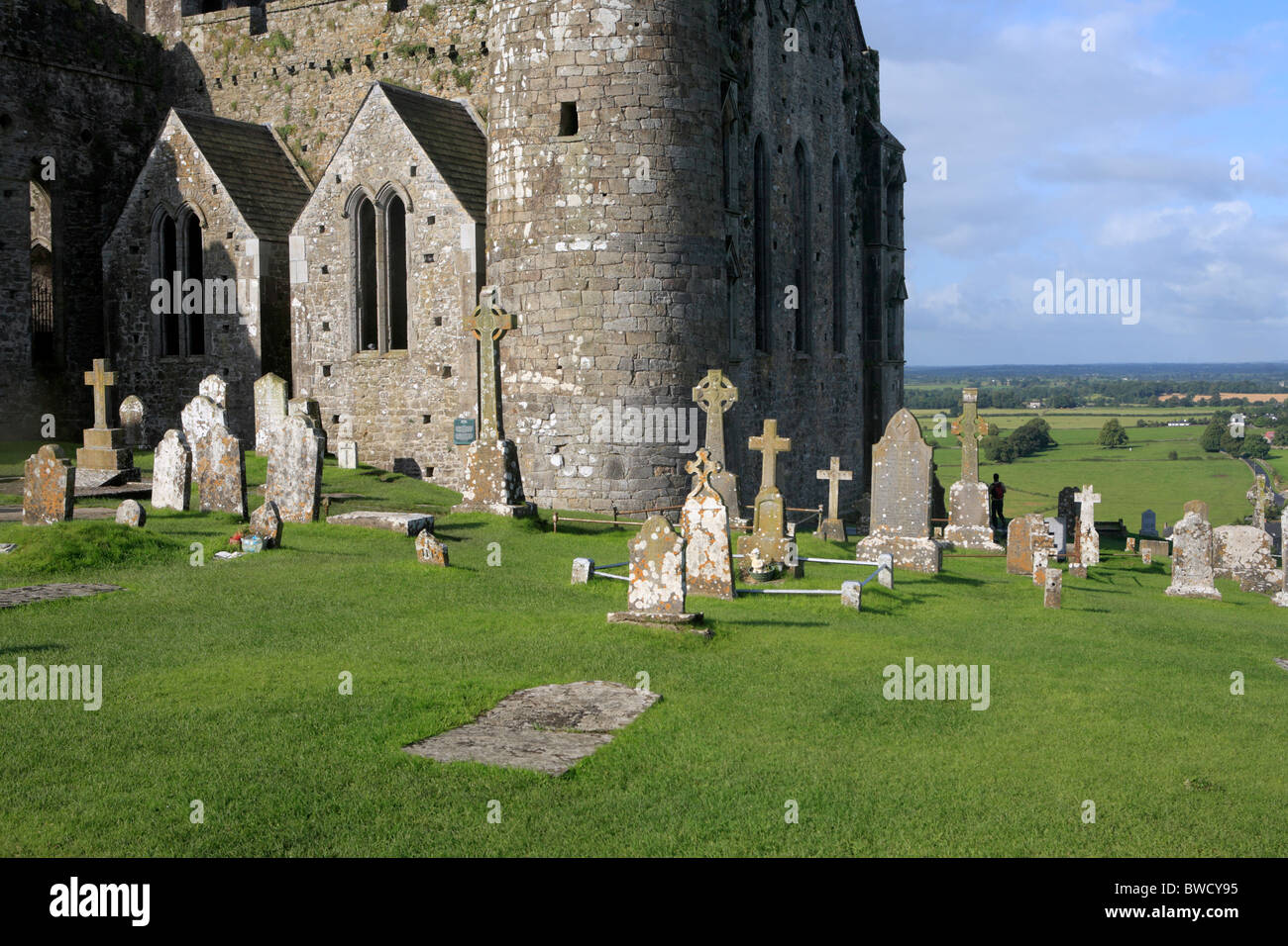 Grabsteine, Tipperary, Rock of Cashel, Irland Stockfoto