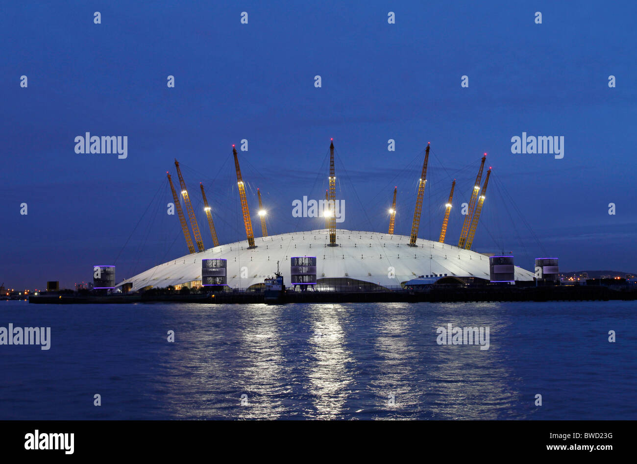 Die O2-Arena, London, England Stockfoto