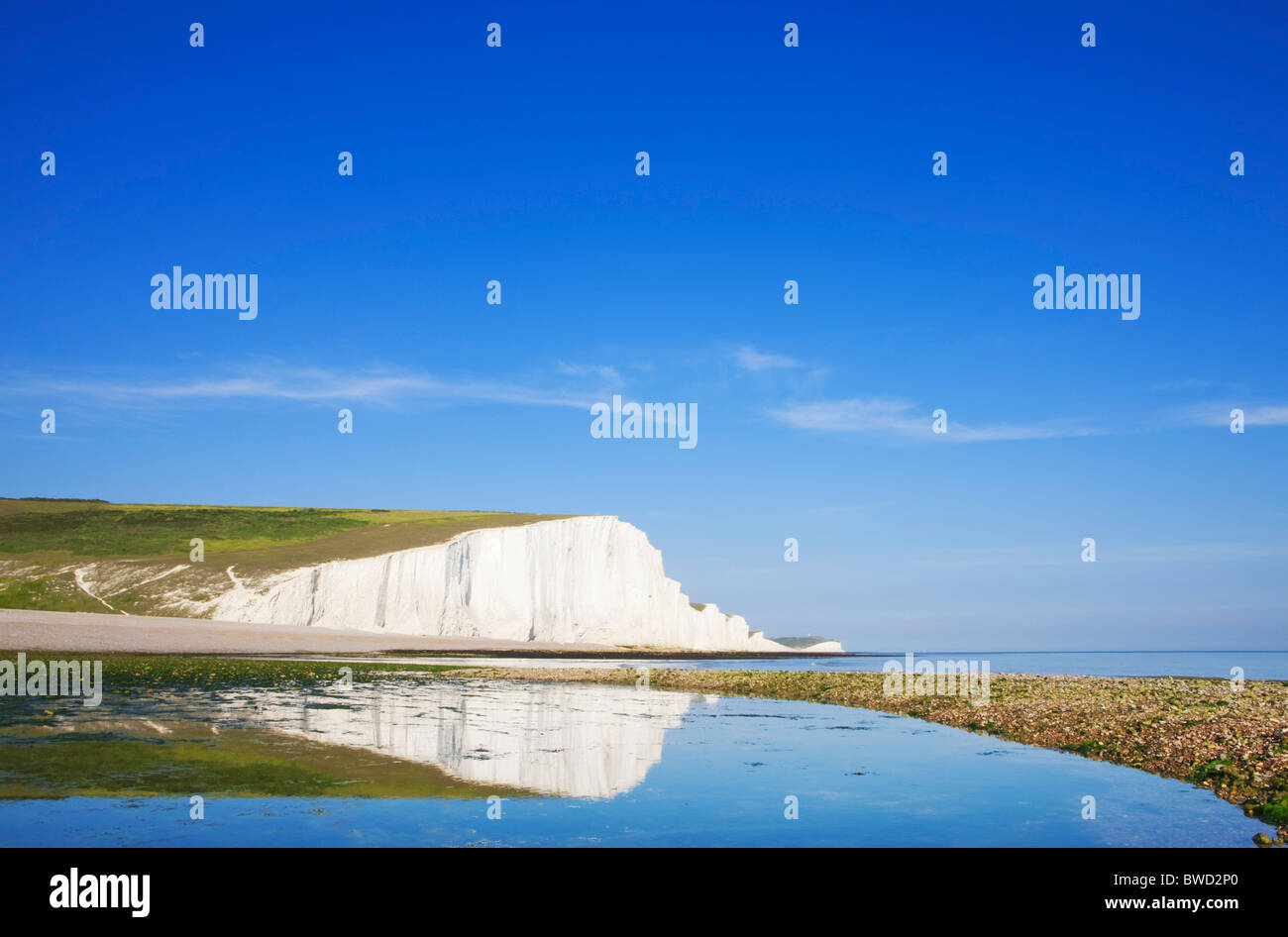 Sieben Schwestern; East Sussex; England, Großbritannien Stockfoto
