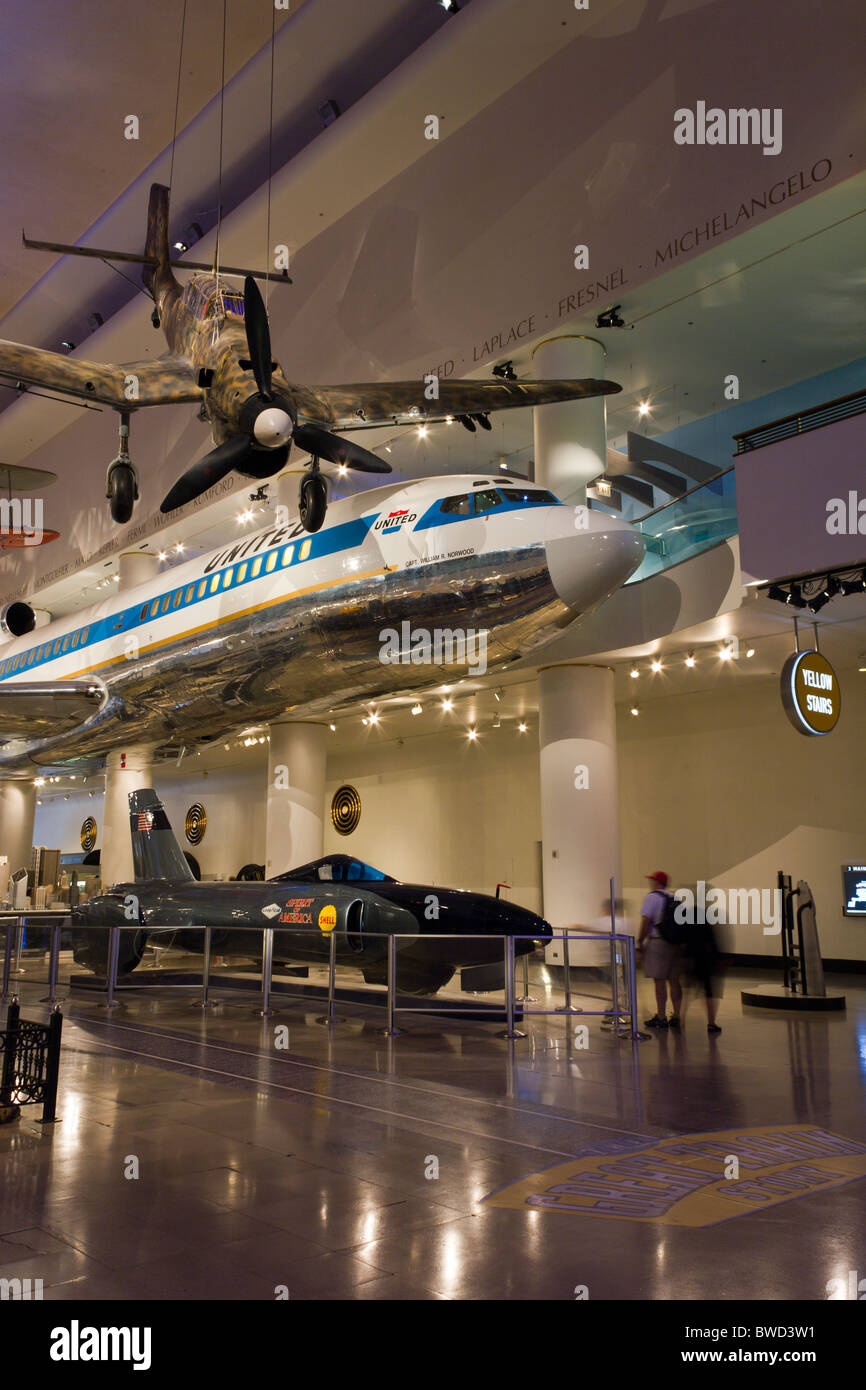 Transport-Galerie, Museum für Wissenschaft und Industrie, Chicago, USA Stockfoto