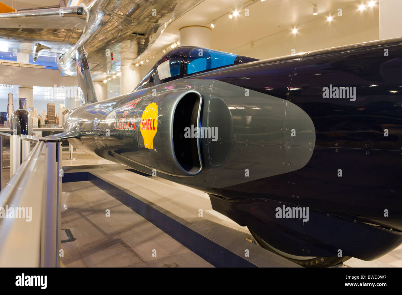 Spirit of America, Museum für Wissenschaft und Industrie, Transport Gallery, Chicago, USA Stockfoto