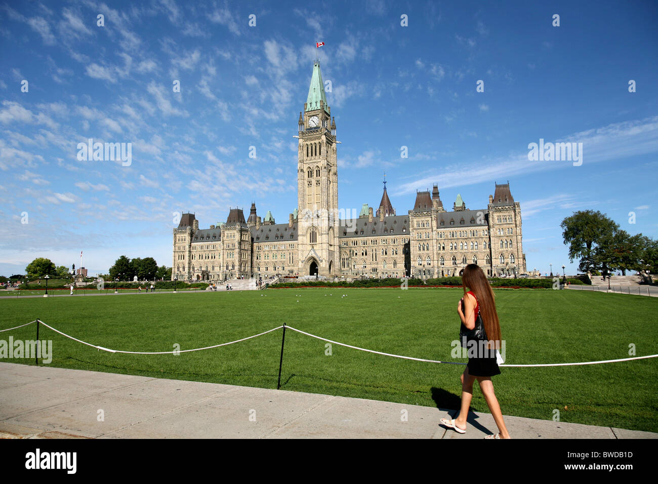 Kanadische Parlamentsgebäude, Ottawa Stockfoto