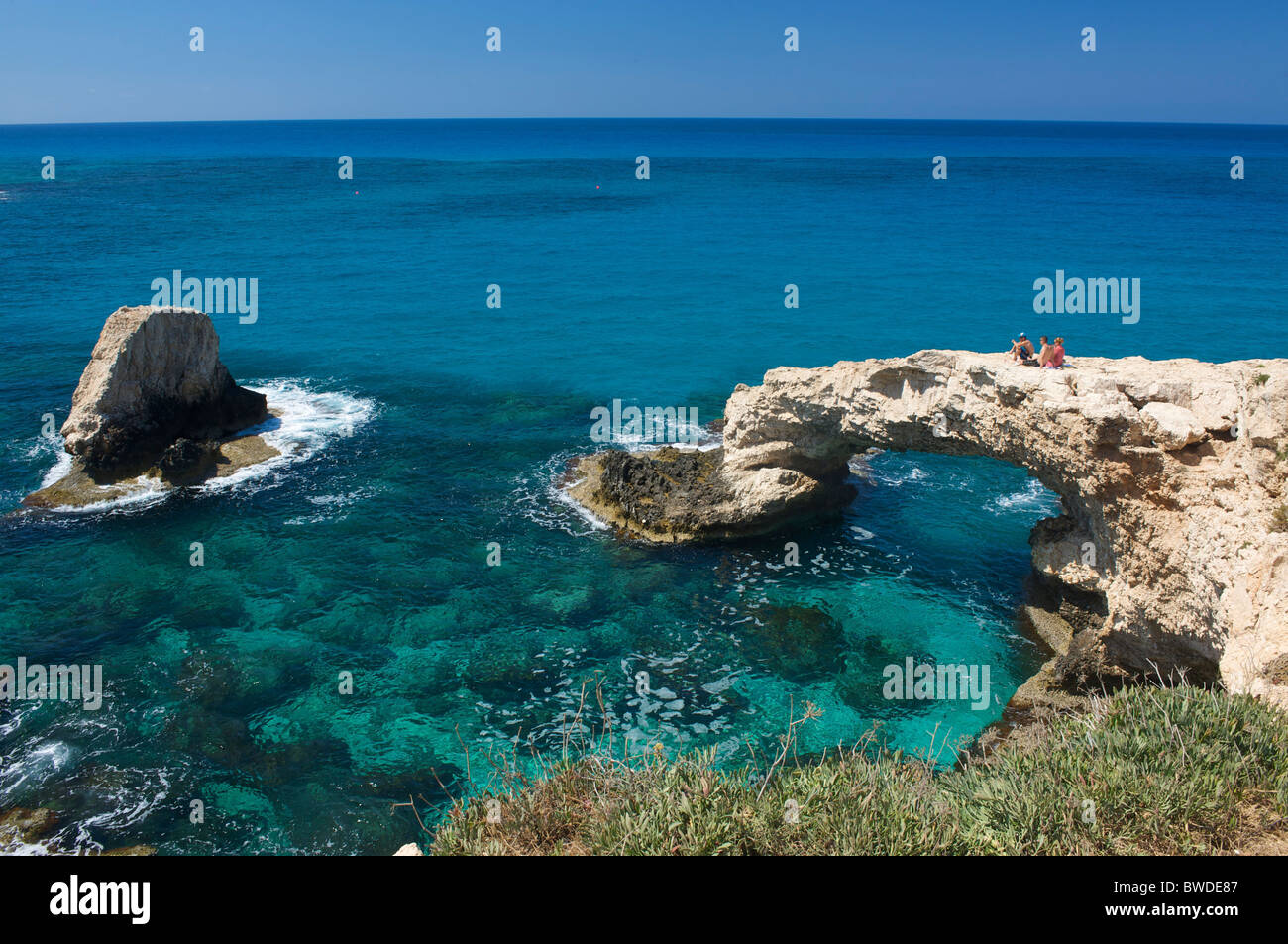 Kipros Bogen, Ayia Napa, Republik Zypern Stockfoto