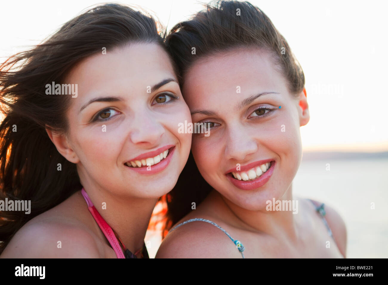 Frauen am Strand Stockfoto