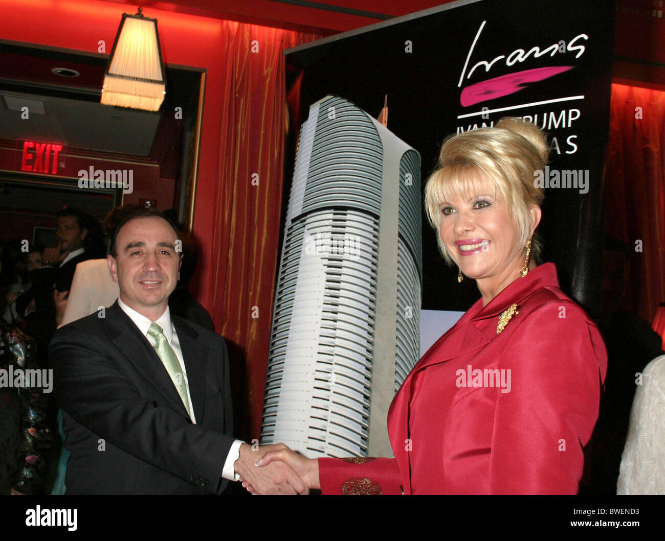 Ivana Trump Las Vegas Hotel-Casino-Launch-Party Stockfotografie - Alamy