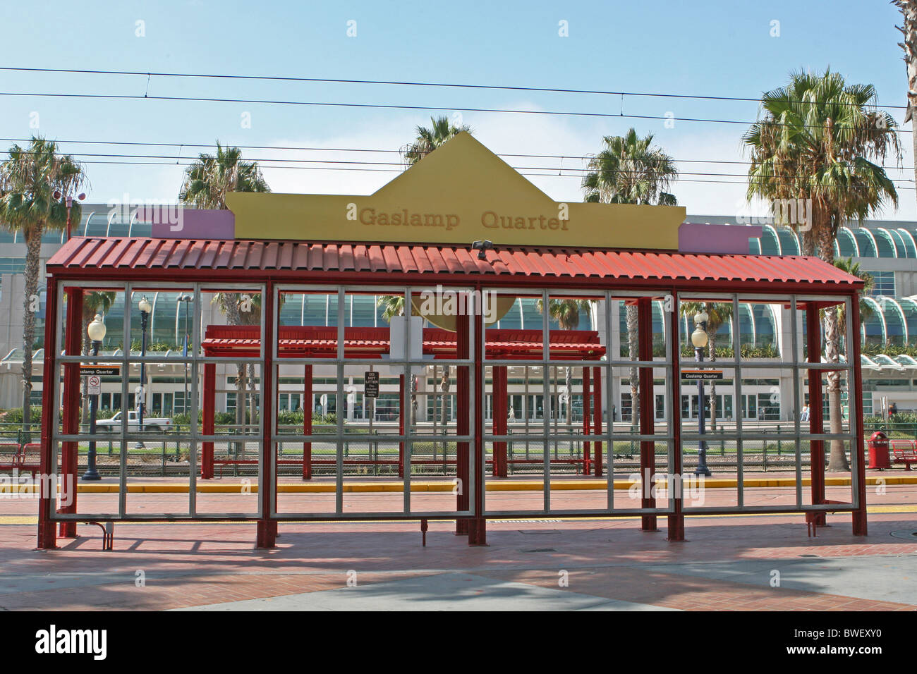 Altstadt von Downtown San Diego; Gaslamp Quarter Stockfoto