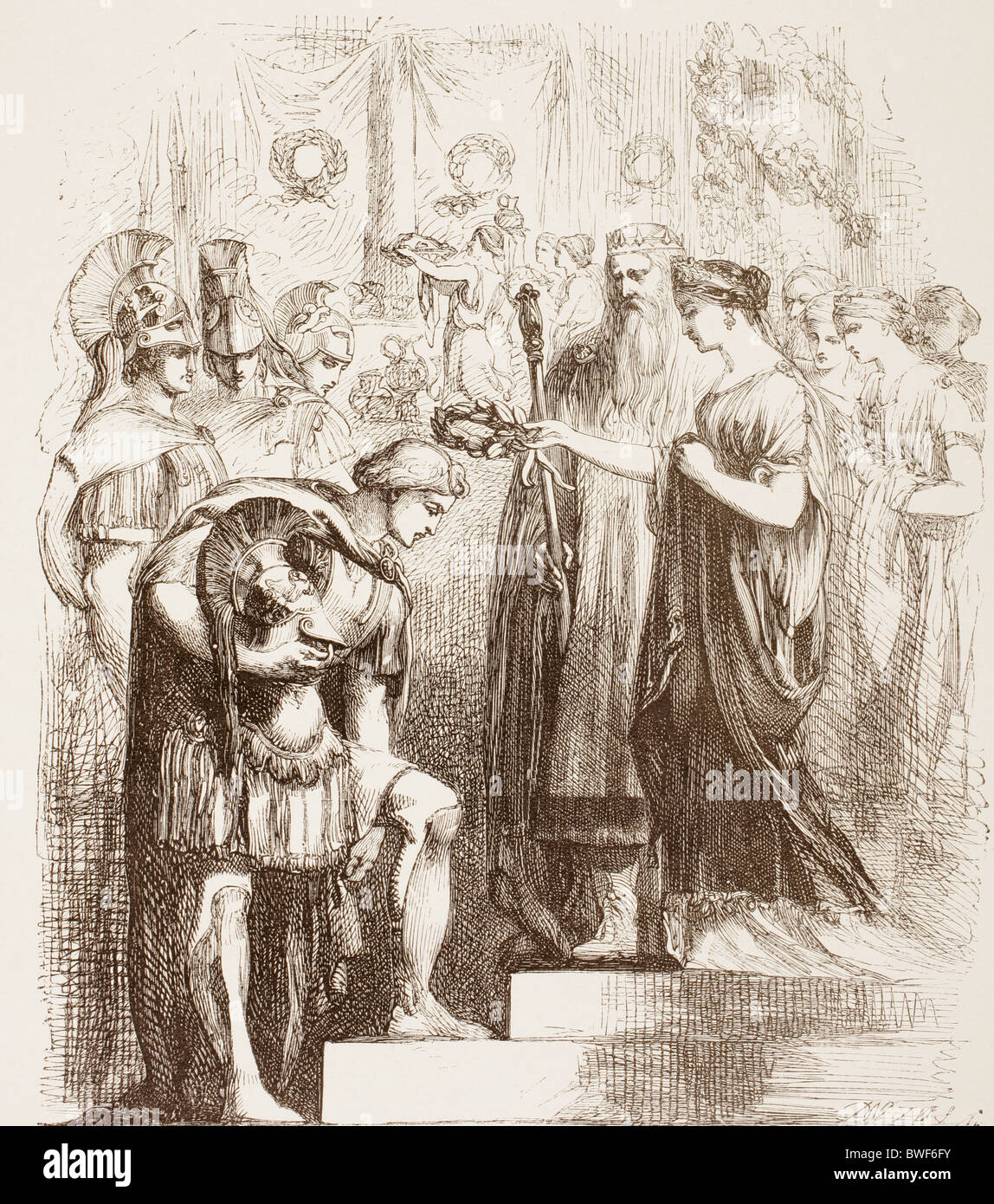Illustration von für Perikles von William Shakespeare. Stockfoto