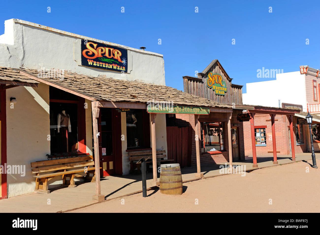 Filialen in Tombstone, Arizona Stockfoto