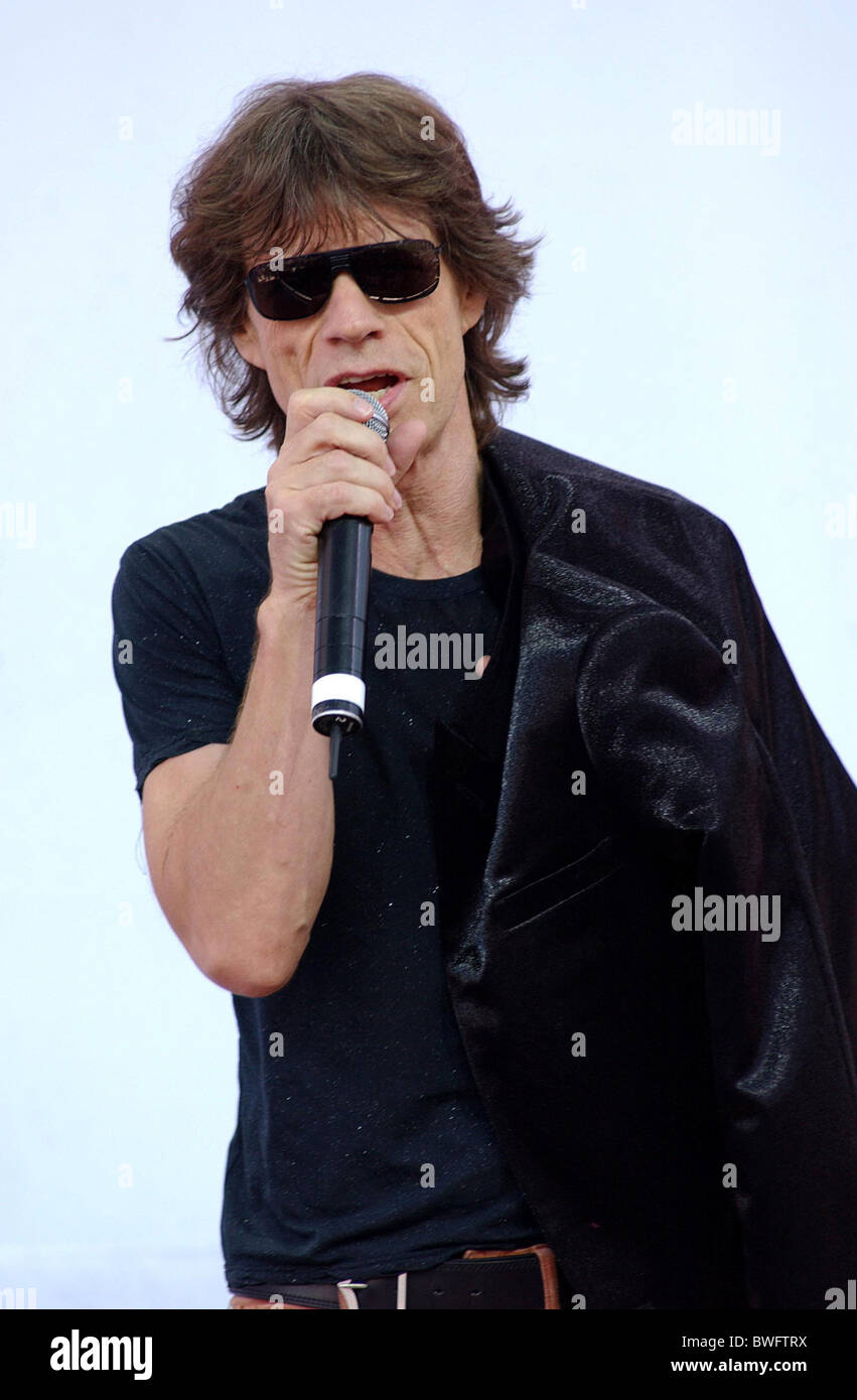 Die Rolling Stones Konzert Tour Kick-Off-Ankündigung Stockfoto