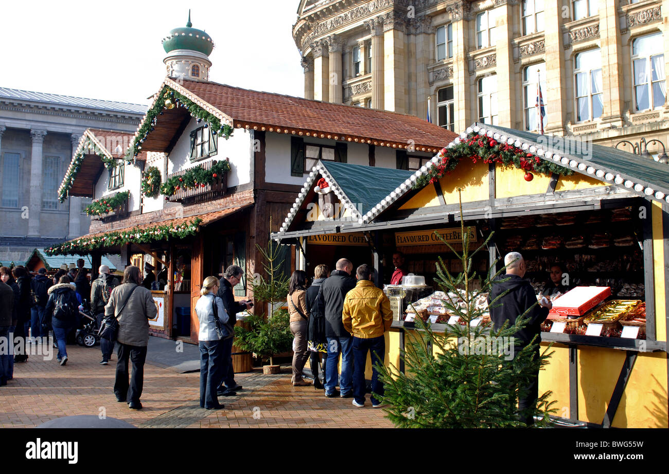 Der Frankfurter Weihnachtsmarkt, Birmingham, UK Stockfoto