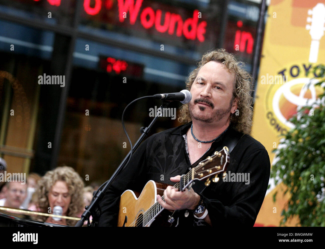 NBC Today Show Konzert-Serie mit CAROLE KING Stockfoto