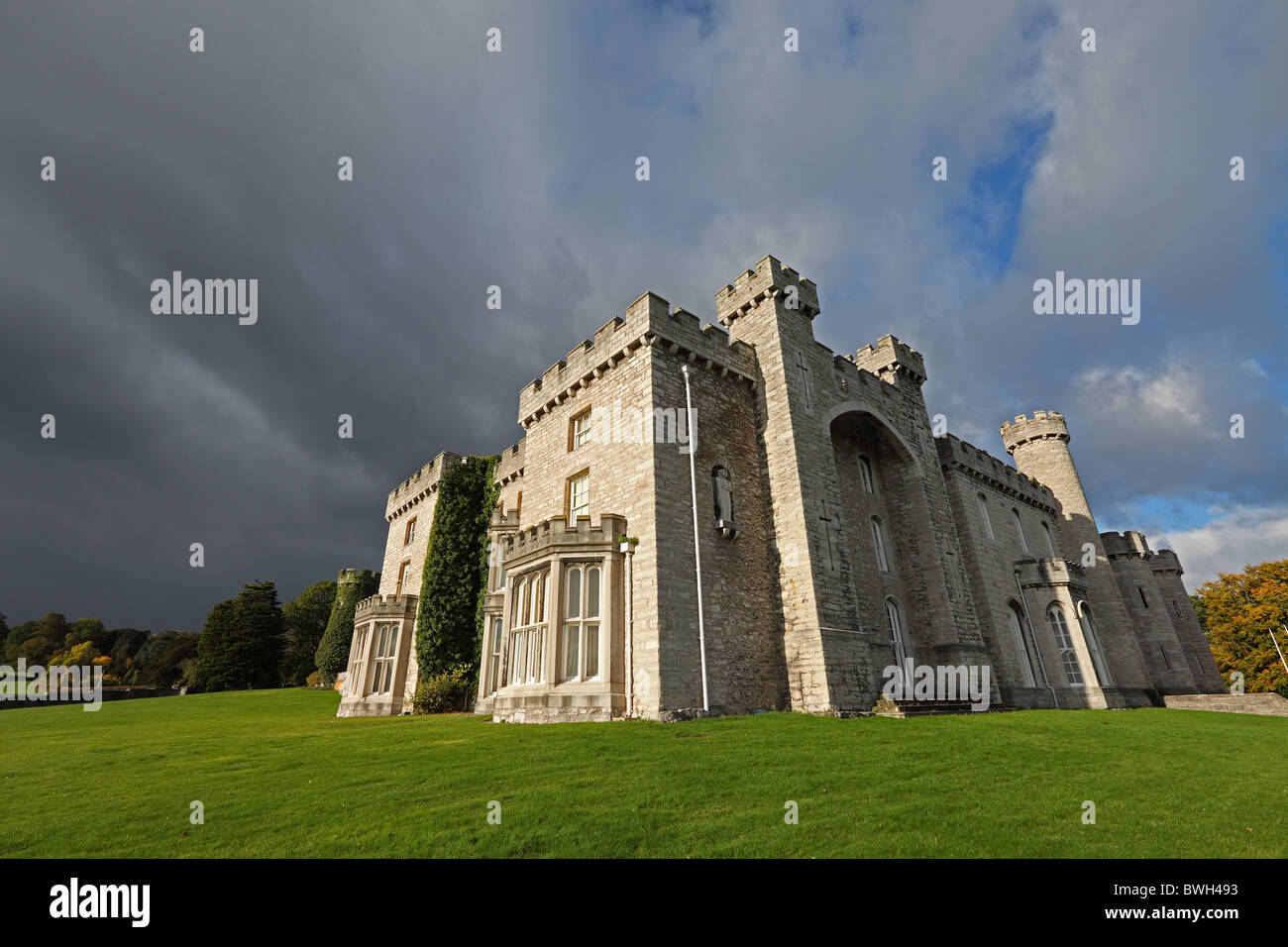 Bodelwyddan Burg Denbighshire Nord-Wales Stockfoto