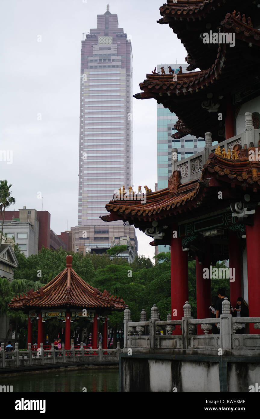 Taipei-Kontraste Stockfoto