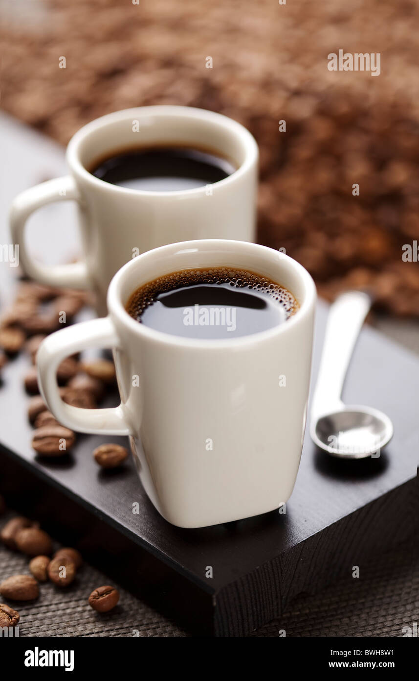 stilvoll Kaffee setup Stockfoto