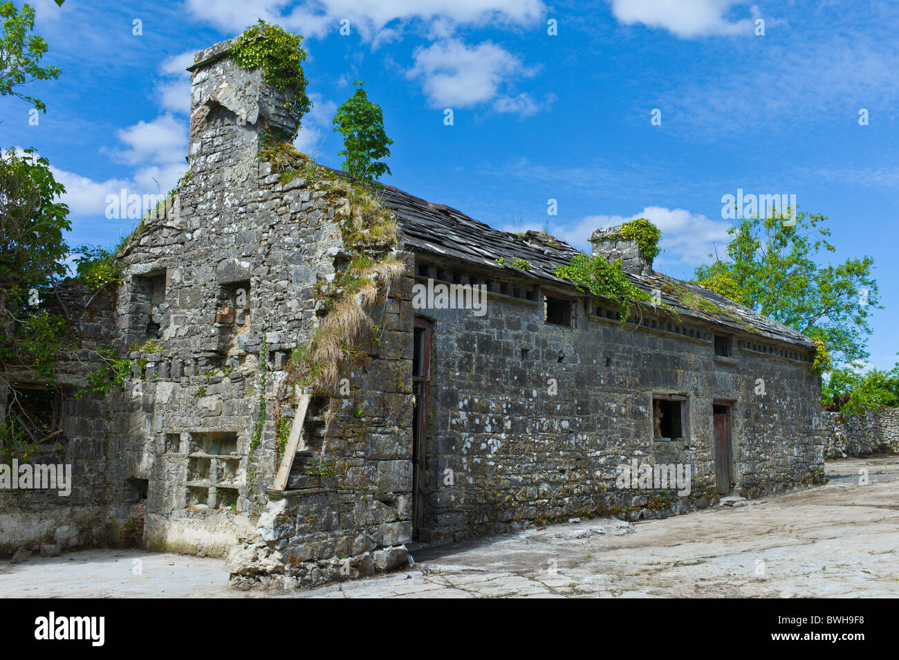 Alte Scheune in Kilfenora, County Clare, Irland Stockfoto
