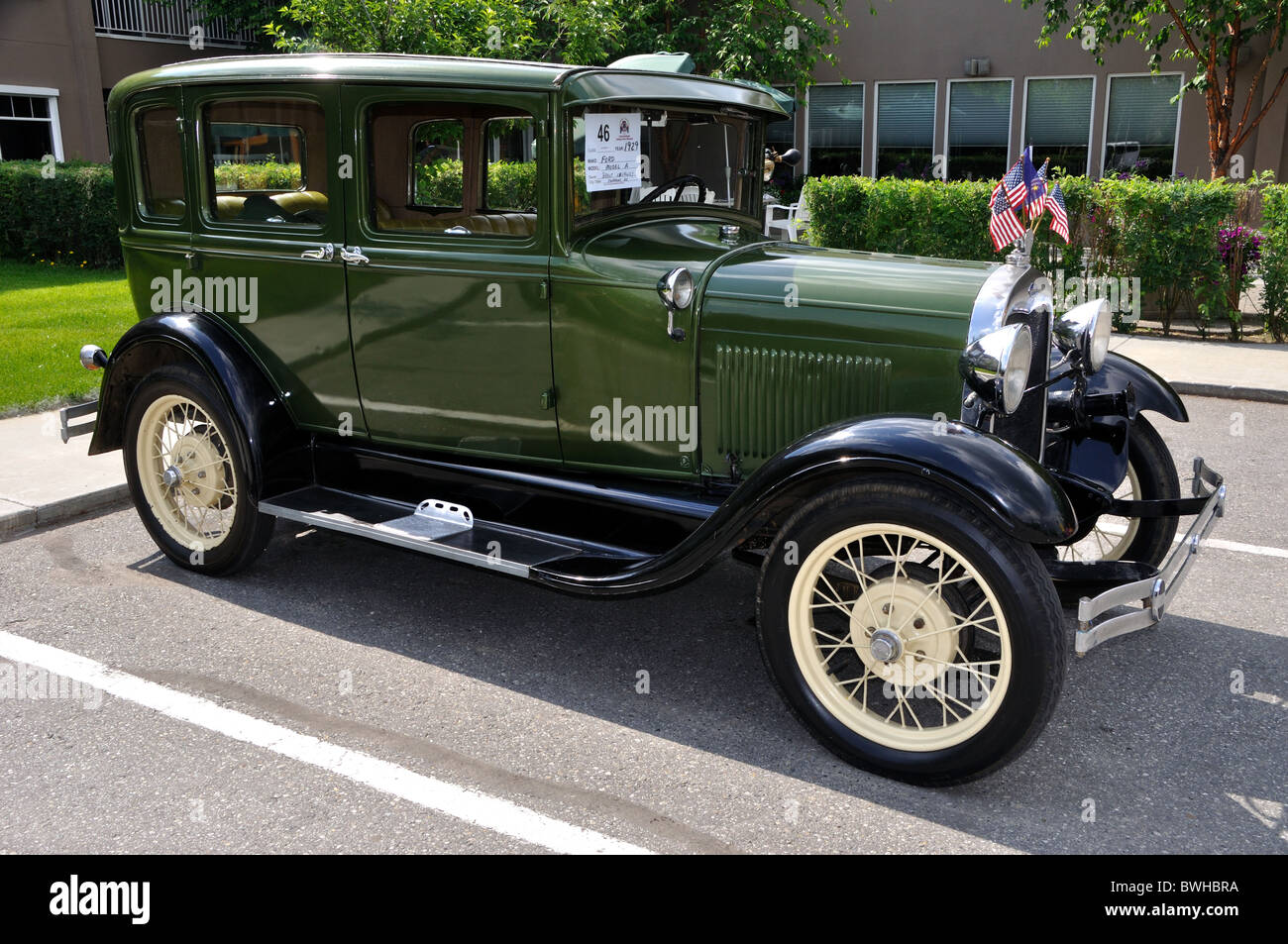 1929 Ford Model A 2010 Alaska Midnight Sun Cruise-im Auto zeigen 19. Juni 2010 in Fairbanks, Alaska Stockfoto