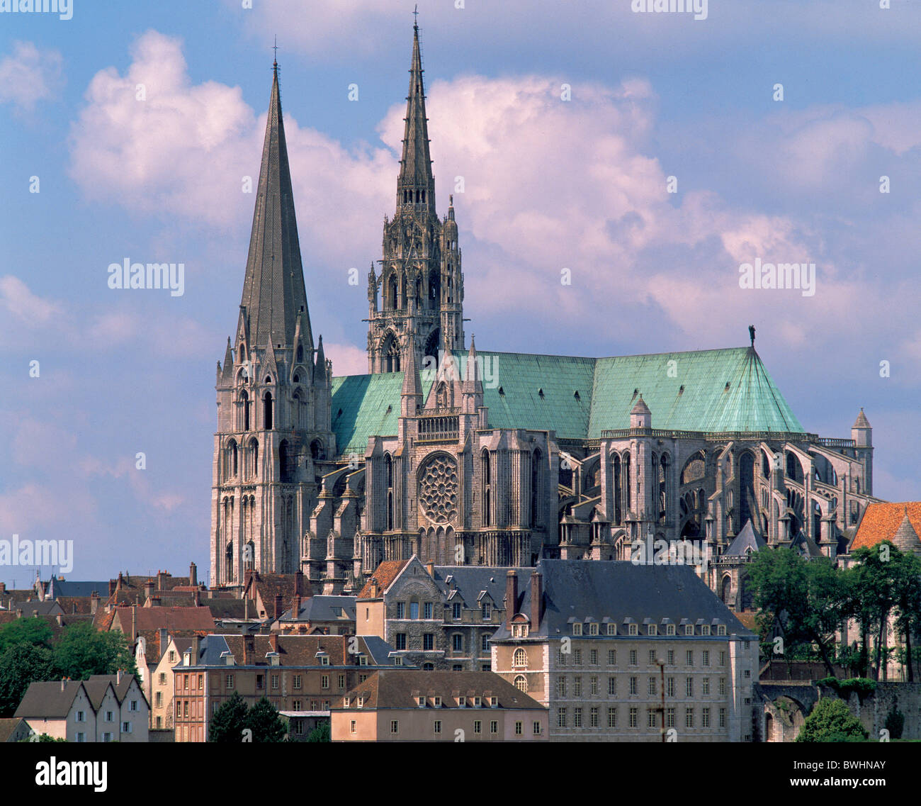 Frankreich Europa Departement EureetLoir Muttergottes Chartres Notre