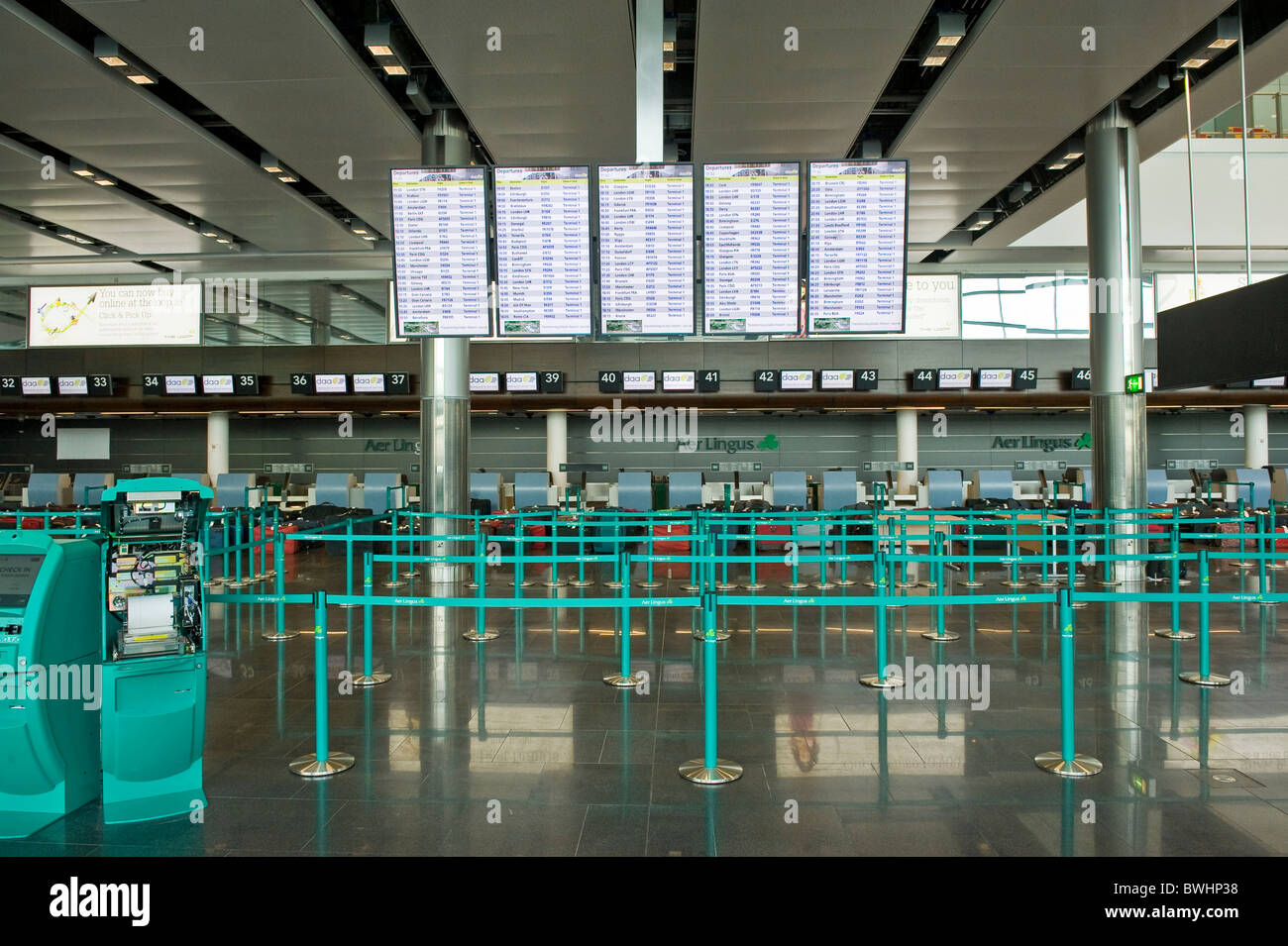 Terminal 2 Flughafen Dublin, Irland Stockfoto